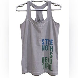 Reebok Gray Tank Top with Breathable Fabric and Athletic Fit